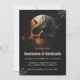 A spooky Halloween invitation fe
