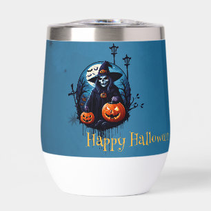 A spooky Halloween scene
