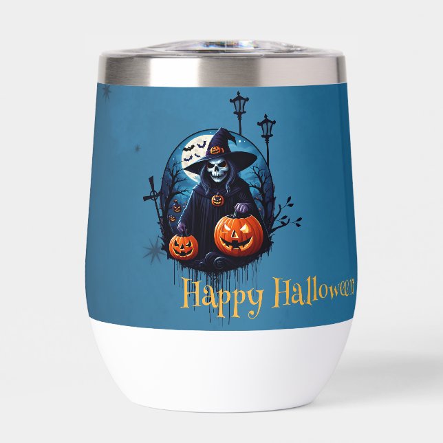 A spooky Halloween scene (Front)