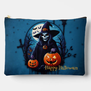 A spooky Halloween scene Accessory Pouch