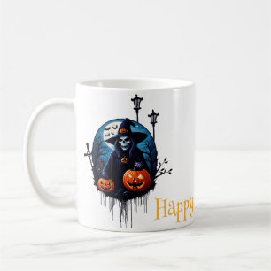 A spooky Halloween scene Coffee Mug