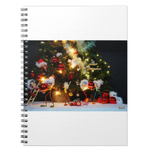 A spot the difference with various Christmas dress Notebook