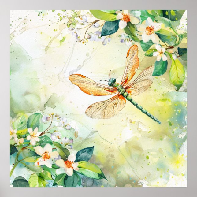 A Spring Dragonfly Poster (Front)