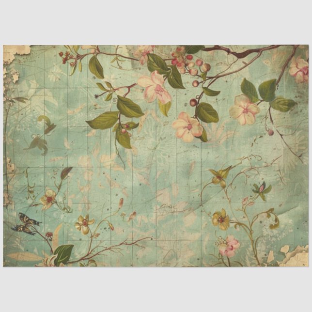 A Spring Ephemera Series Design #4 Tissue Paper (Front)