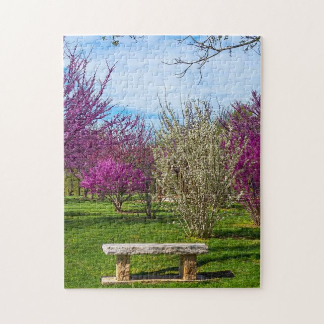 A Spring Season Seat Jigsaw Puzzle (Vertical)