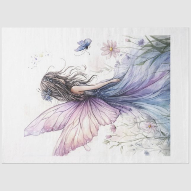 A Spring-y Fairy Series Design #5 Tissue Paper (Front)