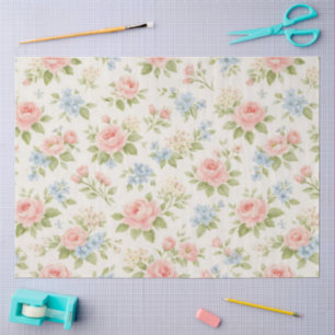 A Springy Floral Design #13 Tissue Paper