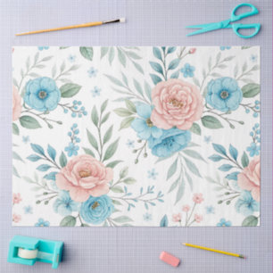 A Springy Floral Design #5 Tissue Paper