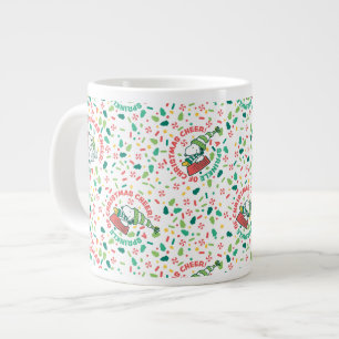 A Sprinkle of Christmas Cheer Pattern Large Coffee Mug