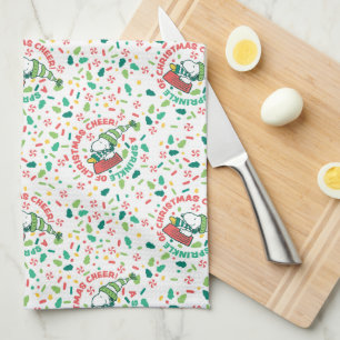 A Sprinkle of Christmas Cheer Pattern Tea Towel