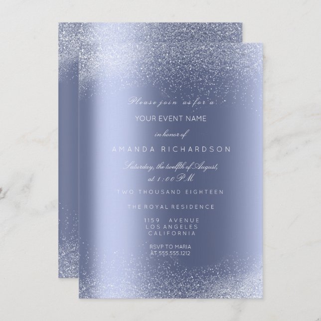 A Sprinkle of Magic: The Invitation That Dazzles  (Front/Back)