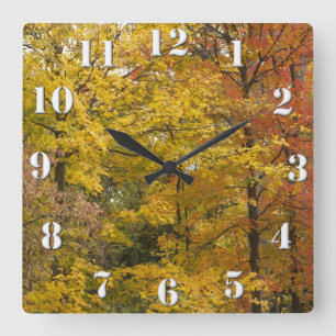 a square wall clock