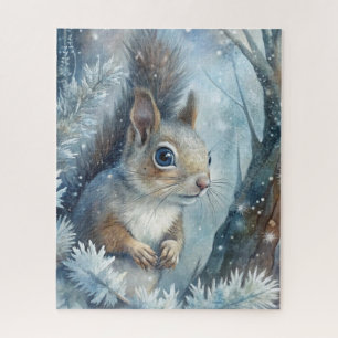A Squirrel in Winter Jigsaw Puzzle
