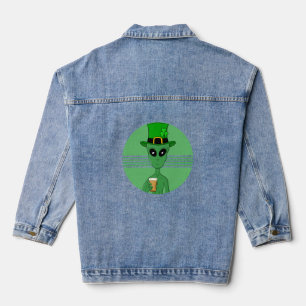 A St. Patrick's Alien Denim Jacket