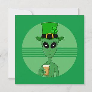 A St. Patrick's Alien Invitation