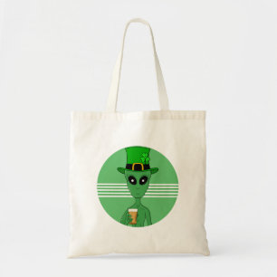 A St. Patrick's Alien Tote Bag