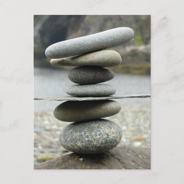 A Stack of Rocks Postcard (Front)