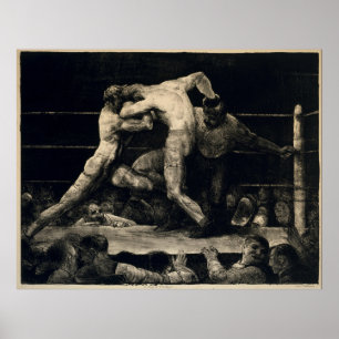A Stag at Sharkey’s by George Bellows Poster