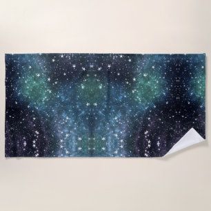 A Star Filled Night Beach Towel