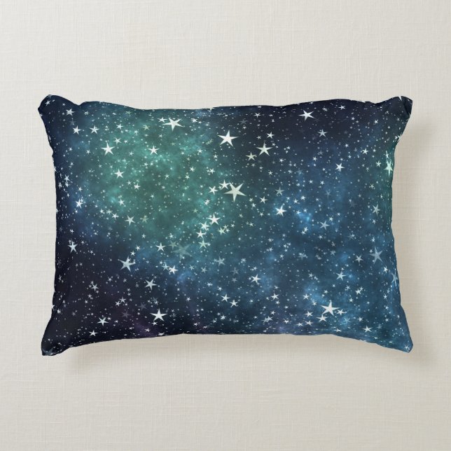 A Star Filled Night Decorative Cushion (Front)