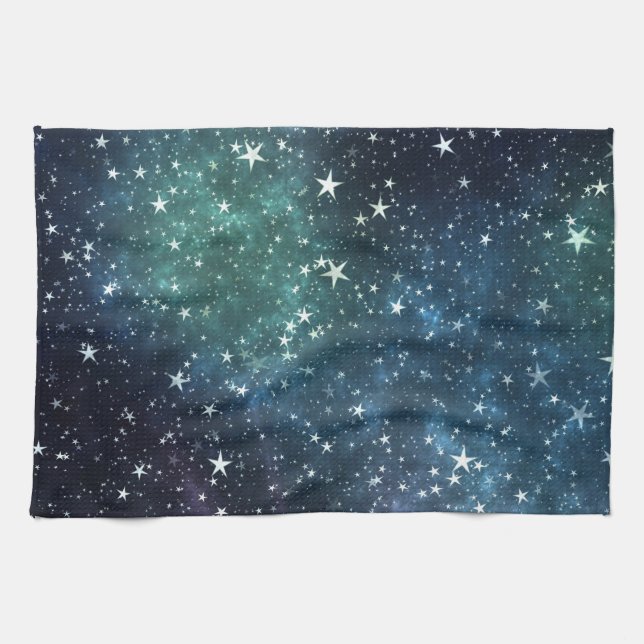 A Star Filled Night Tea Towel (Horizontal)