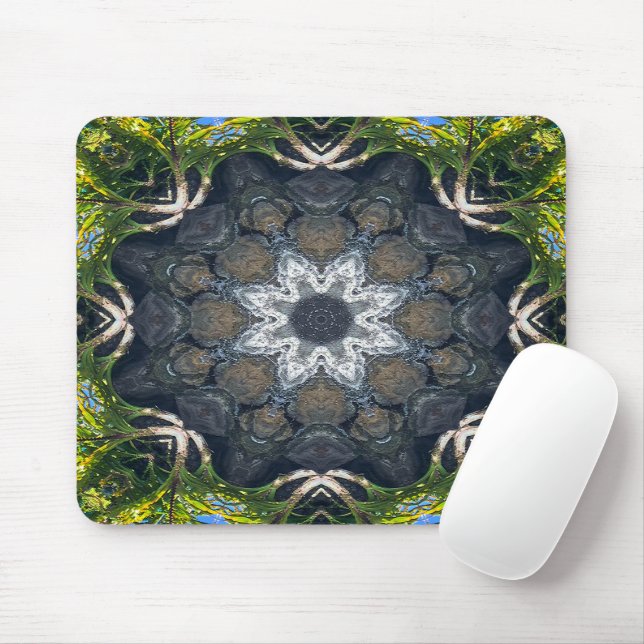 A star in the pond....... mouse pad (With Mouse)