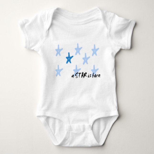 A Star is Born. Baby Bodysuit (Front)