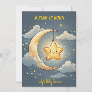 A Star is Born Baby Digital Download Invitation