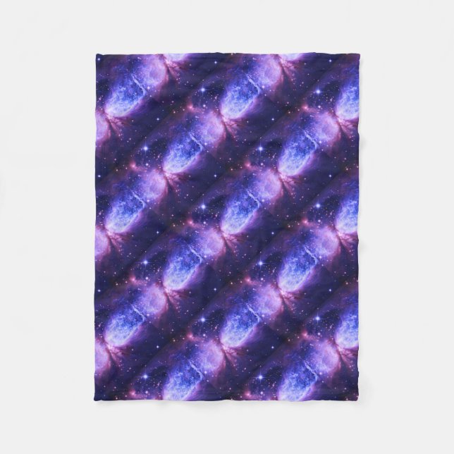 A Star Is Born Purple Blue Fleece Blanket (Front)