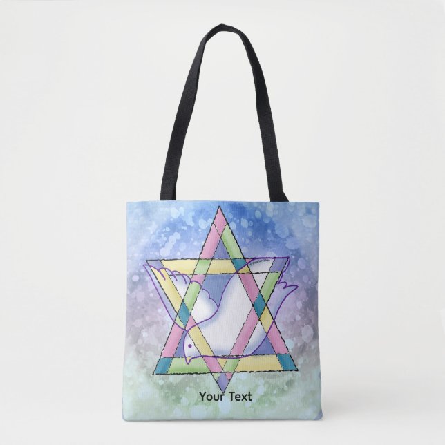 A Star of David Tote Bag (Front)