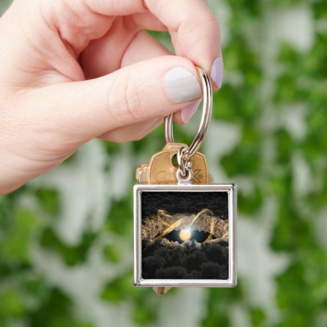 A Star Surrounded By A Protoplanetary Disc Key Ring (Hand)