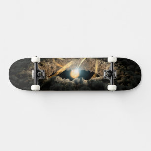 A Star Surrounded By A Protoplanetary Disc Skateboard