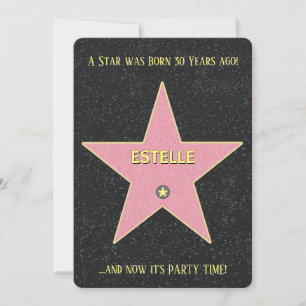 A Star was Born Birthday Party Invitation