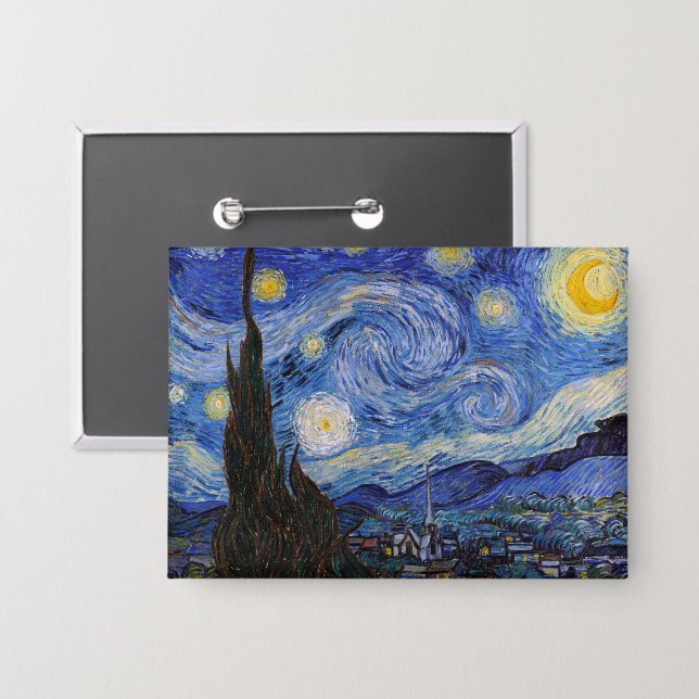 A Starry Night: Saint Remy by Vincent Van Gogh (Front/Back)