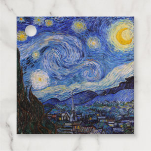 A Starry Night: Saint Remy by Vincent Van Gogh Favour Tags