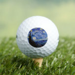 A Starry Night: Saint Remy by Vincent Van Gogh Golf Balls<br><div class="desc">The year is 1889. Vincent Van Gogh is a patient at the Saint-Paul-de-Mausole asylum in Saint-Rémy-de-Provence, France. He is suffering from mental illness, and his doctors have advised him to stay indoors and avoid painting. But Van Gogh cannot resist the urge to create, and he spends his days painting the...</div>