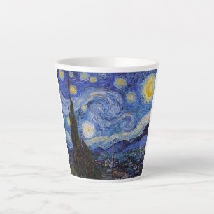 A Starry Night: Saint Remy by Vincent Van Gogh Latte Mug