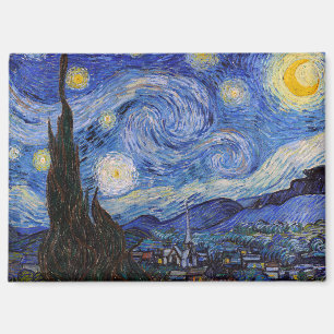 A Starry Night: Saint Remy by Vincent Van Gogh Magnet