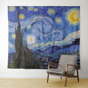 A Starry Night: Saint Remy by Vincent Van Gogh Tapestry