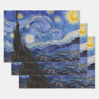 A Starry Night: Saint Remy by Vincent Van Gogh