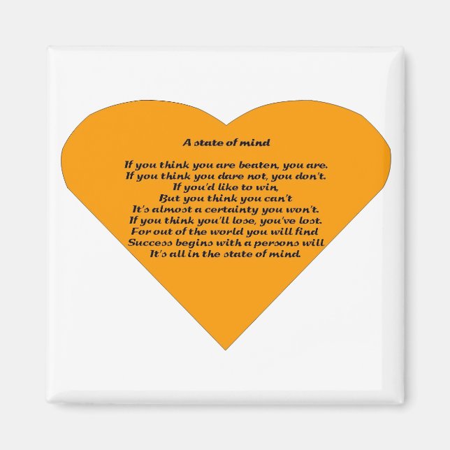 A State of Mind Magnet (Front)