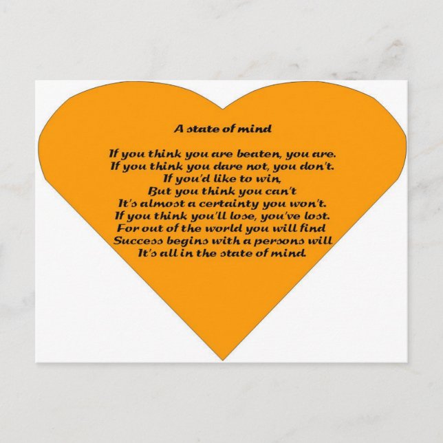 A State of Mind Postcard (Front)