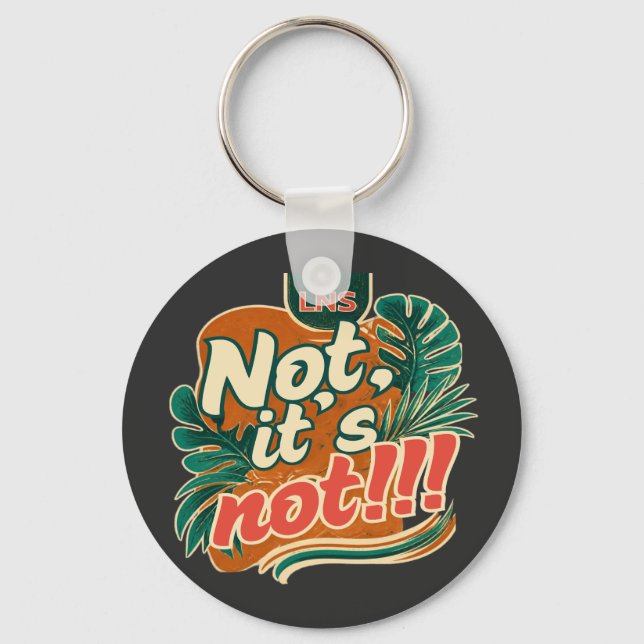 a statement key ring (Front)