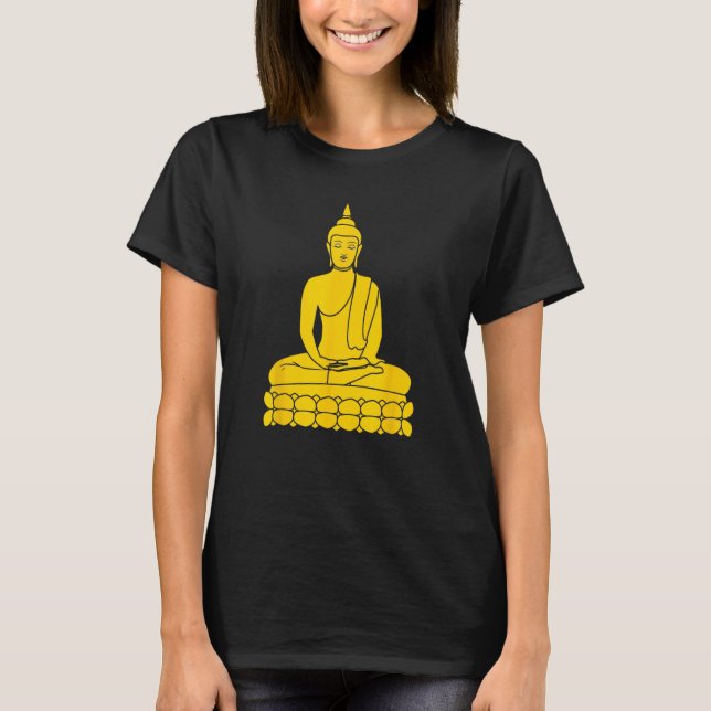 A statue of Buddha T-Shirt (Front)