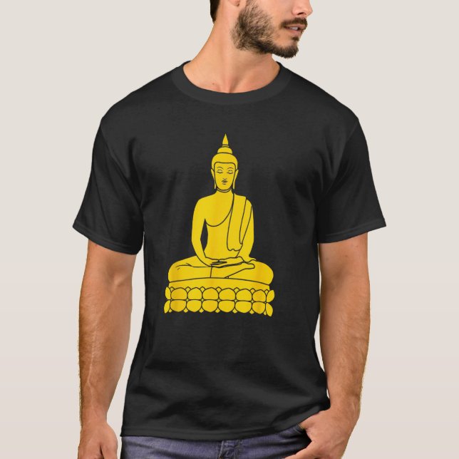 A statue of Buddha T-Shirt (Front)