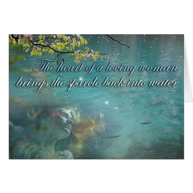 A Stay in touch note card (Front Horizontal)