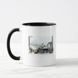 A Steam-Engine Manufactory and Iron Works Mug