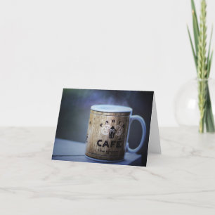 A Steaming Cup of Sunrise Note Card