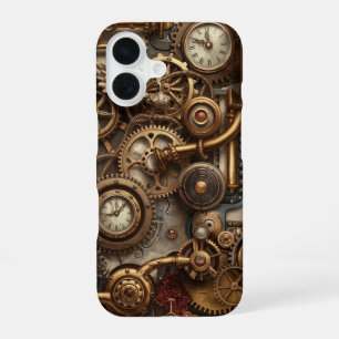A Steampunk Fusion of Art and Machinery iPhone 16 Case