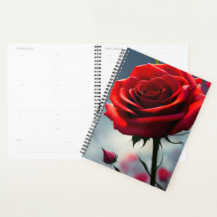 "A Stem in Bloom: The Ruby Rose" Planner